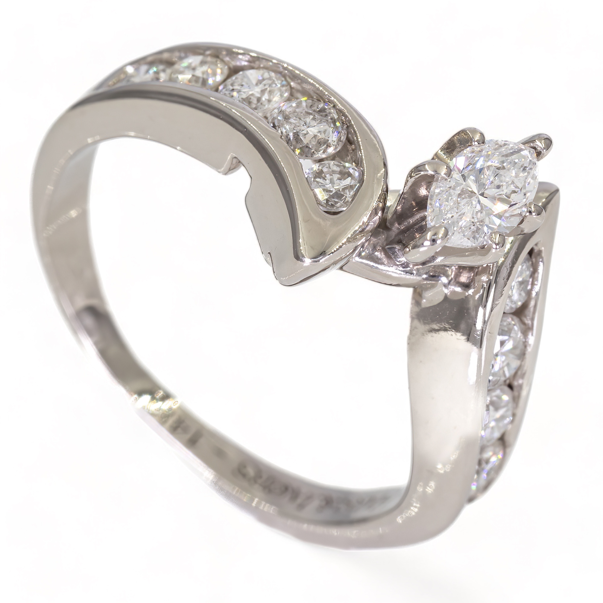 14K Gouden ring - 0.67CT Diamanten