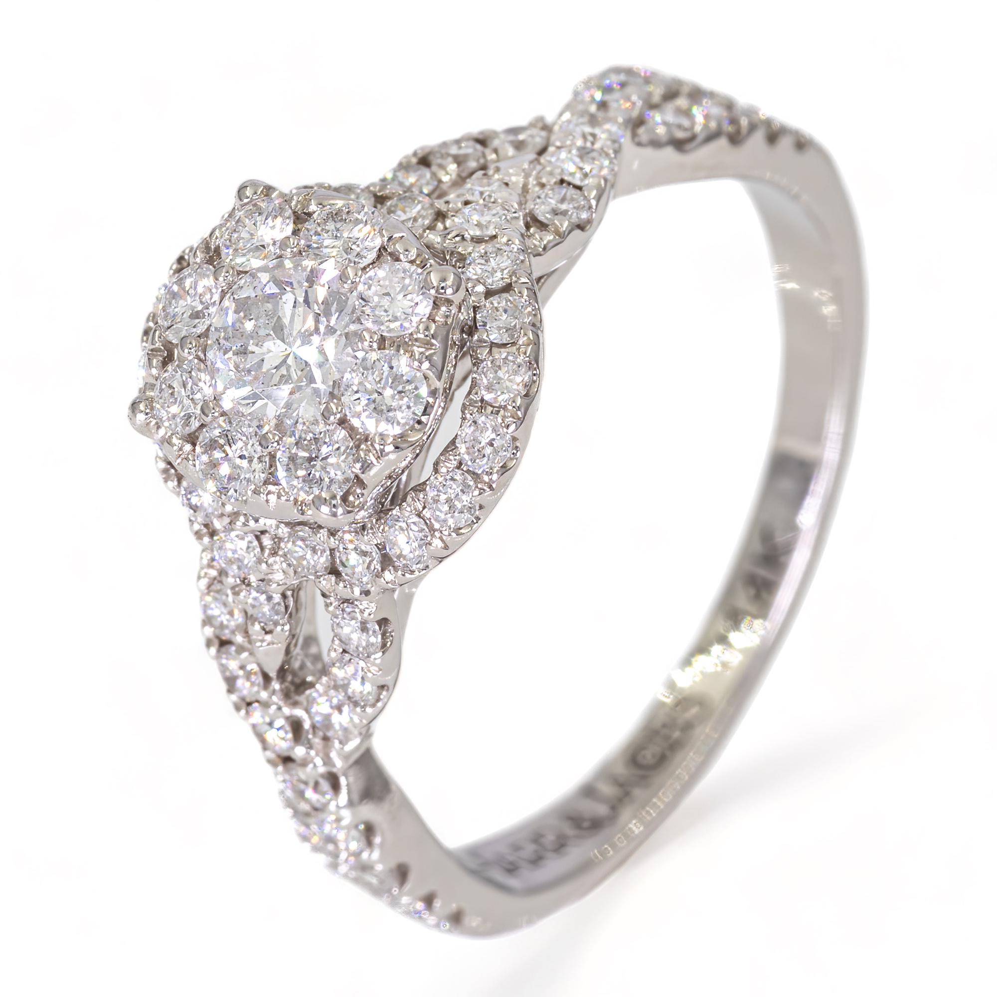 14K Gouden ring - 1,24CT Diamanten