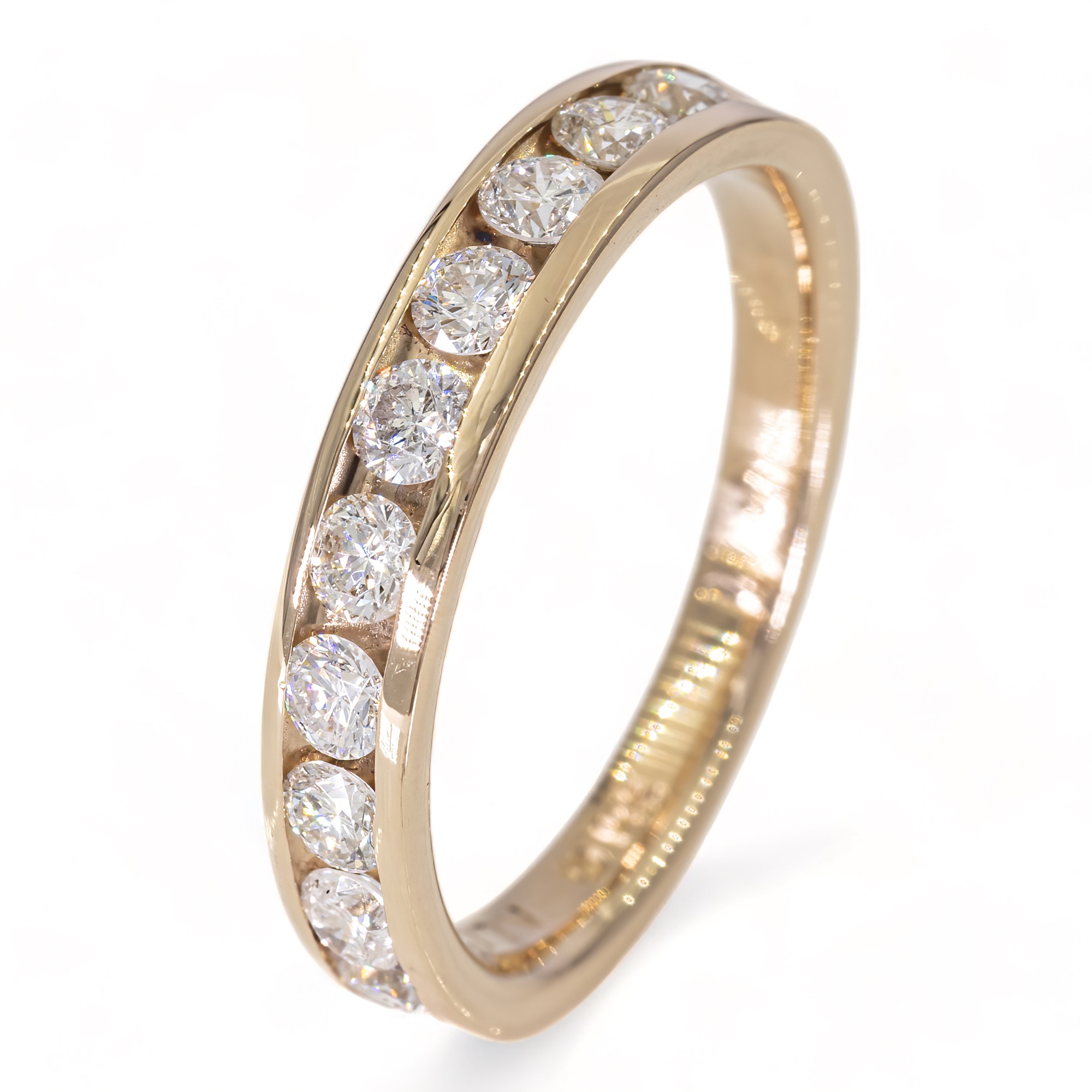 14K Gouden ring - 1,04CT Diamanten