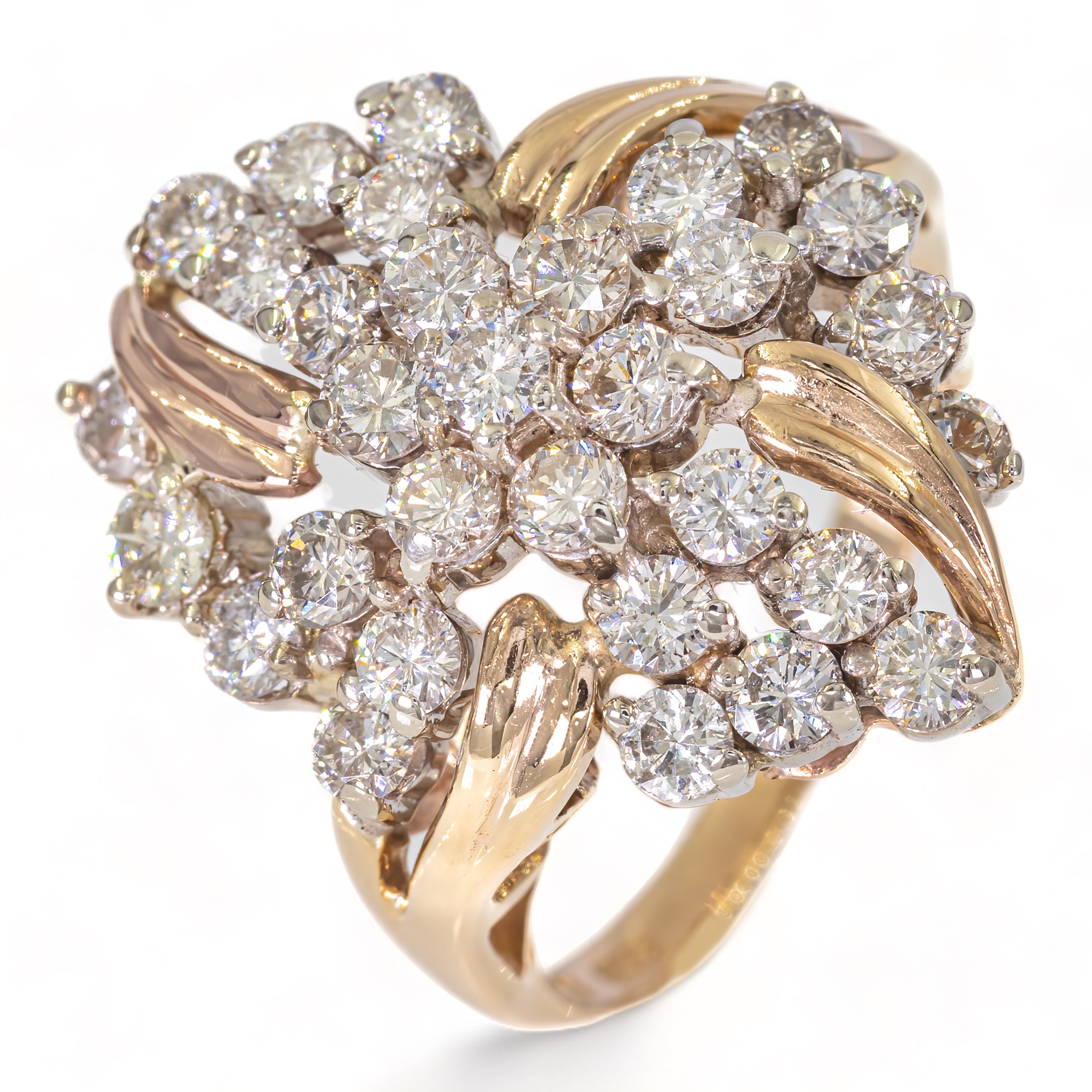 14K Gouden ring - 2,31CT Diamanten